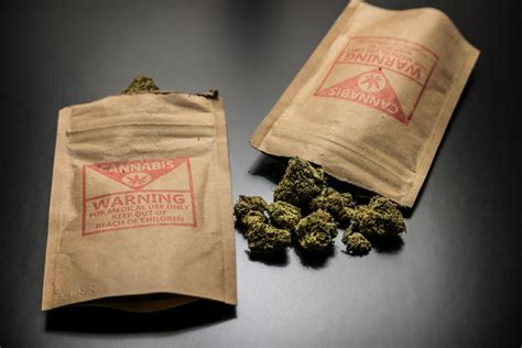 marijuana packaging empty baggy